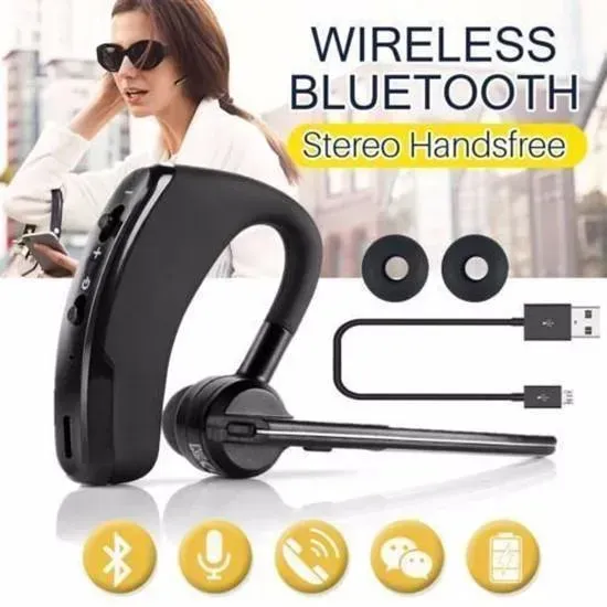 New Year Business Bluetooth Earphone Sport Wireless Bluetooth Headset Car Driver Handsfree Earphone with Microphone Audifon
